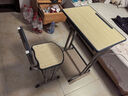 晶霄儿童学习桌椅套装作业课桌子小孩书桌写字桌学校小学生家用可升降 【校园款】双柱课桌+椅 深灰色 实拍图