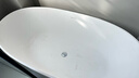 九牧（JOMOO）卫浴人造石浴缸家用成人独立式薄边洗澡泡澡池深泡椭圆形浴池缸 1.6m椭圆人造石浴缸YC12616 实拍图