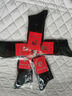 皮尔卡丹袜子男士秋冬季100%纯棉抗菌防臭厚款休闲运动耐磨全棉商务中筒袜 实拍图