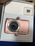 松典（SONGDIAN）VE418数码相机高清大底传感器vlog旅游专用 全彩夜视入门ccd平替触屏卡片机 仙女粉+128G内存 实拍图