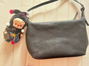 裘真【新年礼物】【明星同款】植鞣胎牛皮腋下经典hobo包通勤真皮女包 黑色-小号(胎牛皮版) 小包/大包 实拍图