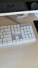 狼途L1静音键盘有线/无线键盘高颜值键盘104键机械手感薄膜键盘电竞游戏男女生办公键盘电脑笔记本键盘 【无线·低音】白冰蓝光+T6无线鼠标 实拍图