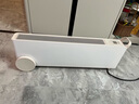 美的（Midea）【暖域无界】石墨烯智能踢脚线取暖器/语音卧室/浴室暖风机/电热电暖器/电暖气家用小太阳NDS-XXF 实拍图