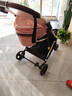 酷贝乐（coballe）婴儿推车可坐可躺轻便折叠双向高景观婴儿车新生儿宝宝bb手推车 珀尔里粉（轻巧便携+遮阳防蚊） 实拍图