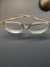 依目奇 ins风防蓝光眼镜男近视眼镜女小红书网红款韩版眼镜可配变色防雾 透明灰 防蓝光1.61非球面镜片0-800度 度数留言 实拍图
