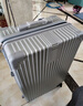 袋鼠（KANGAROO）大容量行李箱男商务出差托运大尺寸皮箱女大号轻便耐用加厚拉杆箱 潮流黑【高颜值拉链款】 26英寸 【防刮耐磨】 实拍图