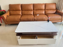 芝华仕（CHEERS）头等舱绅士智能电动0靠墙直排沙发头层牛皮简约芝华士50611B橙意 赤霞橙-小四座双电-3.12M 优先发货（详询客服） 实拍图