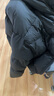 UR冬季新款女装休闲双拉链连帽宽松羽绒服UYY150058 黑色 XS 实拍图