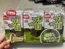 海牌菁品韩国进口传统海苔片4g*6 海味零食休闲零食 紫菜 实拍图