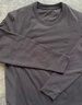 蕉下（beneunder）长袖T恤男士卫衣气绒服保暖打底衫圆领宽松舒适CL010石墨灰L 实拍图