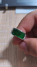 KZD老凤凰999和田玉男款戒指纯银镶碧玉指环玉石戒指玉戒指马年礼物 和田玉真银活口戒指 实拍图