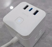 公牛（BULL）20W PD苹果快充魔方插座/插线板/插排/接线板 Type-c+USB+3插孔全长3米白色 GNV-UU2203C 总控开关 实拍图