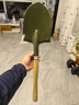 6411工厂205铲子锹碳钢淬火木柄小锹多功能露营户外铁锹车用钓鱼 Q205A工兵铲+磨刃服务 实拍图