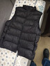 京东京造【零压系列】轻薄羽绒服男外套冬季 防钻绒马甲背心男 曜石黑 XL 实拍图