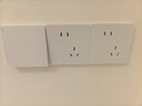 公牛（BULL）开关插座 G12系列 二开多控开关奶油风大面板开关G12K214 暮雪白  实拍图