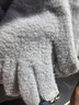 撞青春保暖手套女秋冬季加绒手套防寒骑行时尚学生情侣女士针织毛线手套 灰色 均码 1双 实拍图