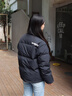李宁短羽绒服男女同款春秋时尚百搭鸭绒宽松运动外套AYMV855 实拍图