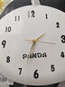 猫九酱可爱熊猫钟表挂钟客厅简约大气网红挂墙创意时钟餐厅装饰画 实拍图