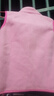 迪士尼艾莎女童马甲秋冬儿童背心春秋外穿爱莎公主宝宝摇粒绒马夹 JXAM3002D粉色 130  实拍图