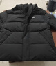adidas 拒水防泼防风保暖鸭绒羽绒服面包服男女同款阿迪达斯官方   黑色   M 实拍图