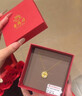 老凤祥鎏金四叶草银项链女款女士轻奢吊坠情人节新年礼物女友生日老婆 实拍图