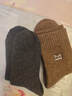 猫人3双装35%羊毛袜子男士袜子男冬季加厚保暖袜男毛圈袜睡眠袜男 实拍图