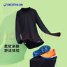 迪卡侬（DECATHLON）儿童紧身衣保暖训练服儿童运动透气速干衣秋长袖内衣KIL 经典黑套装-经典款-轻薄不加绒 140 /10-11岁141-150cm卡码/偏胖拍大 实拍图