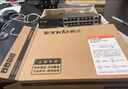 Tenda腾达16口百兆poe供电交换机+2千兆上联 家用企业工程监控网线分线器 网络分流器 S118PC-BH 实拍图
