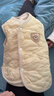 婧麒（JOYNCLEON）婴儿马甲春秋冬款宝宝保暖背心外穿坎肩a类1岁男女儿童仿羽绒100g 黄色 66 实拍图
