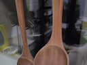 双枪乌檀木长柄锅铲菜铲汤勺木质不沾锅三件套厨具防烫整木制作 实拍图