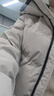 鸭鸭【大师剪裁系列】羽绒服女短款2025冬季新款户外防寒保暖外套MY 米灰色 L (165) 实拍图
