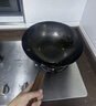 中康铁锅炒锅不粘锅经典款深氮极铁锅圆底精铁无涂层防锈明火燃气32cm 实拍图