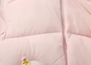 巴拉巴拉童装儿童羽绒服宝宝男女童2025冬装新款婴儿外套保暖上衣泡芙羽绒 粉色小苹果60356-白鸭绒 100 （充绒量81g 适合2-3岁） 实拍图