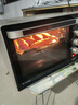 长帝（changdi）国家补贴 家用多功能电烤箱 32升大容量搪瓷内胆 上下管独立控温 专业烘焙烤箱 机械式旋钮 32PD 烤肉烘焙多种烹饪能驾驭颜值高黑金款 32L 实拍图