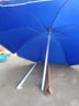 逸飞恒户外遮阳伞大号摆摊伞大型雨伞太阳伞沙滩伞防晒广告庭院伞大伞 2.0米全蓝加粗层架+防风 实拍图