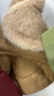 CACUSS毛线帽女士冬季保暖加绒加厚雷锋帽大头围东北户外护耳帽子卡其色 晒单实拍图