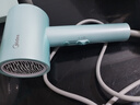 美的（Midea）5亿等离子护发电吹风 家用负离子吹风筒 1800W大功率 便携吹风机 家电国家补贴FJ308绿 新年礼物 实拍图