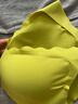ubras无尺码深v浪花领胸性感隐形内衣女聚拢胸无钢圈 青提色-背勾款 经典版(100-130斤)A-C杯 实拍图