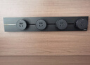 公牛（BULL）明装轨道插座 轻薄款GB3免开槽可移动壁挂式轨道插排 大功率开关插座面板  75厘米+4个五孔墨云灰 实拍图
