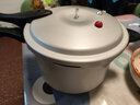 双喜高压锅燃气电磁炉通用铝家用直型压力锅防爆24CM/7.0L 实拍图