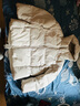 优衣库女装无缝羽绒连帽外套/外套夹克478577 01 乳白色 3XL 实拍图