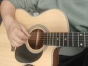 萨伽（SAGA）吉他云杉单板SF700GC原木色41英寸初学入门民谣吉它送礼包教学 实拍图