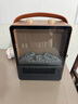 WeWarm【UV除菌99.9%】壁炉取暖器家用暖风机仿真炭火电暖器室内外大面积速热冷暖风机轻音节能1908NUV 实拍图