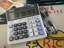 晨光(M&G)文具热门商品 电脑按键语音款计算器 12位大屏显示计算机 财务金融计算专用 ADG98718 实拍图