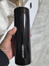 希诺保温杯男士316L不锈钢泡茶杯子商务车载水杯XN-3090A蓝黑色 480mL 实拍图