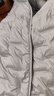 雪中飞羽绒服女短款2025冬季韩版修身百搭轻薄90绒外套高级灰M 实拍图