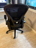 卡弗特人体工学椅电脑椅家用学习椅舒适久坐办公座椅升降转椅书桌椅子 豪华款-黑框黑/旋转扶手-无头枕 实拍图
