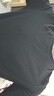 京东京造长袖t恤男5A抑菌新疆棉圆领衣服男装打底衫 黑色 XXL 实拍图