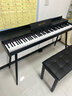 贝琪（Betsy）电钢琴重锤88键成人家用初学者专业考级家用书桌立式翻盖电子钢琴 B126力度键-木纹黑 高配(琴+学琴礼包+双人琴凳） 实拍图