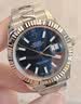 劳力士（ROLEX）【二手99新】劳力士男表 日志型系列自动机械18k黄金 瑞表二手奢侈品腕表名表钟表 41表径蓝盘条钉116334 实拍图